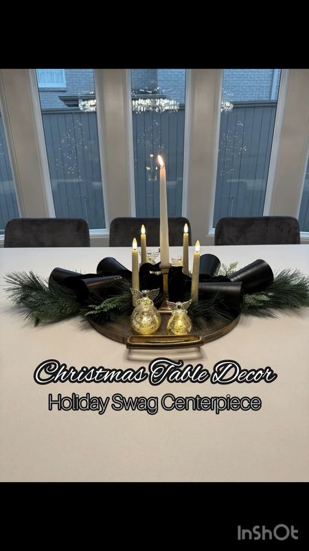 🌲 Holiday Decor 🌲

This beautiful winter swag with black metal bells is perfect to be hung or to lay as a table scape. It has a black velvet bow. This will transition through winter after you take down your holiday decor. 

#everypiecefits

Seasonal decor
Winter decor
Christmas decor
Home decor 

#LTKhome #LTKHoliday #LTKVideo