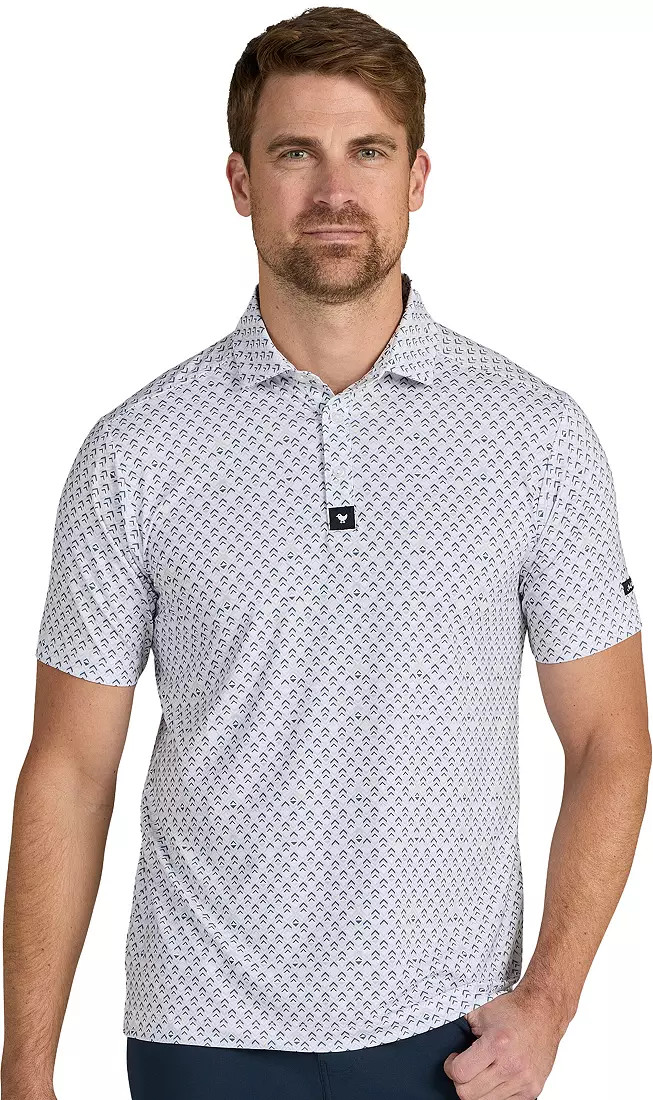 Bad Birdie Men's Geo Frost Core Performance Golf Polo | DICK'S Sporting Goods