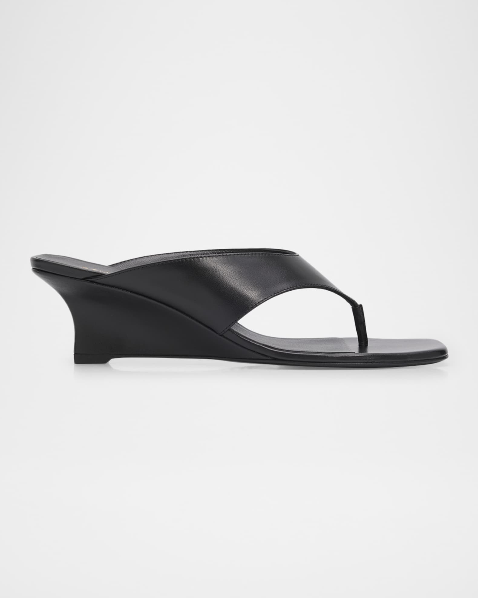 50mm Vinnie Leather Thong Sandals | Neiman Marcus