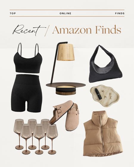 Recent Amazon finds ✨

Amazon fashion, fall style, home finds, accessories, Birkenstock dupe, puffer vest, candle warmer 

#LTKhome #LTKfindsunder50 #LTKfindsunder100