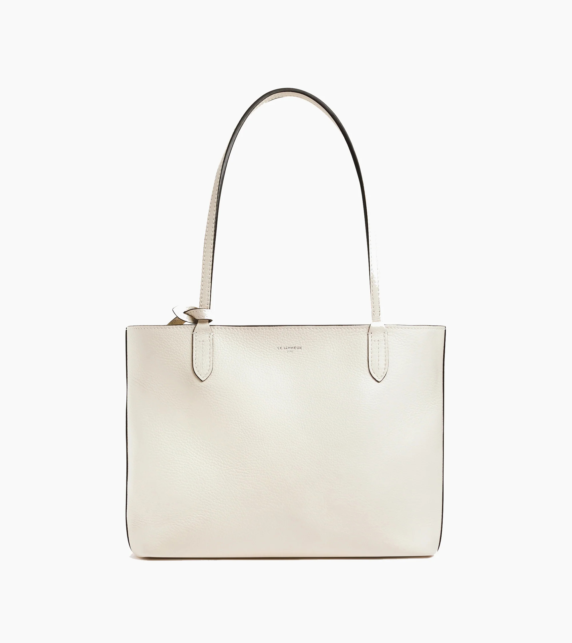 Louise small tote bag in grained leather | Le Tanneur