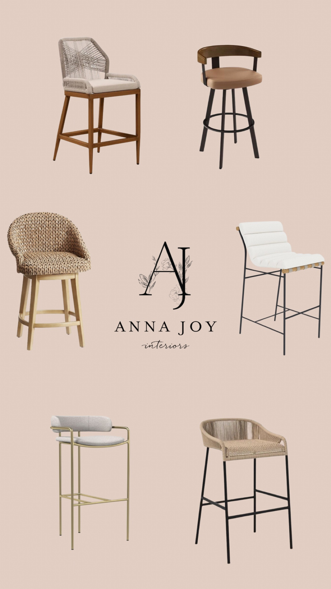 AJI top 6 favorite barstools. ✨ Comfort and beauty in a stool, what more can you ask for?! These will add character to any kitchen or bar space! 
#LTKinteriordesign #LTKkitchen

#LTKstyletip #LTKhome