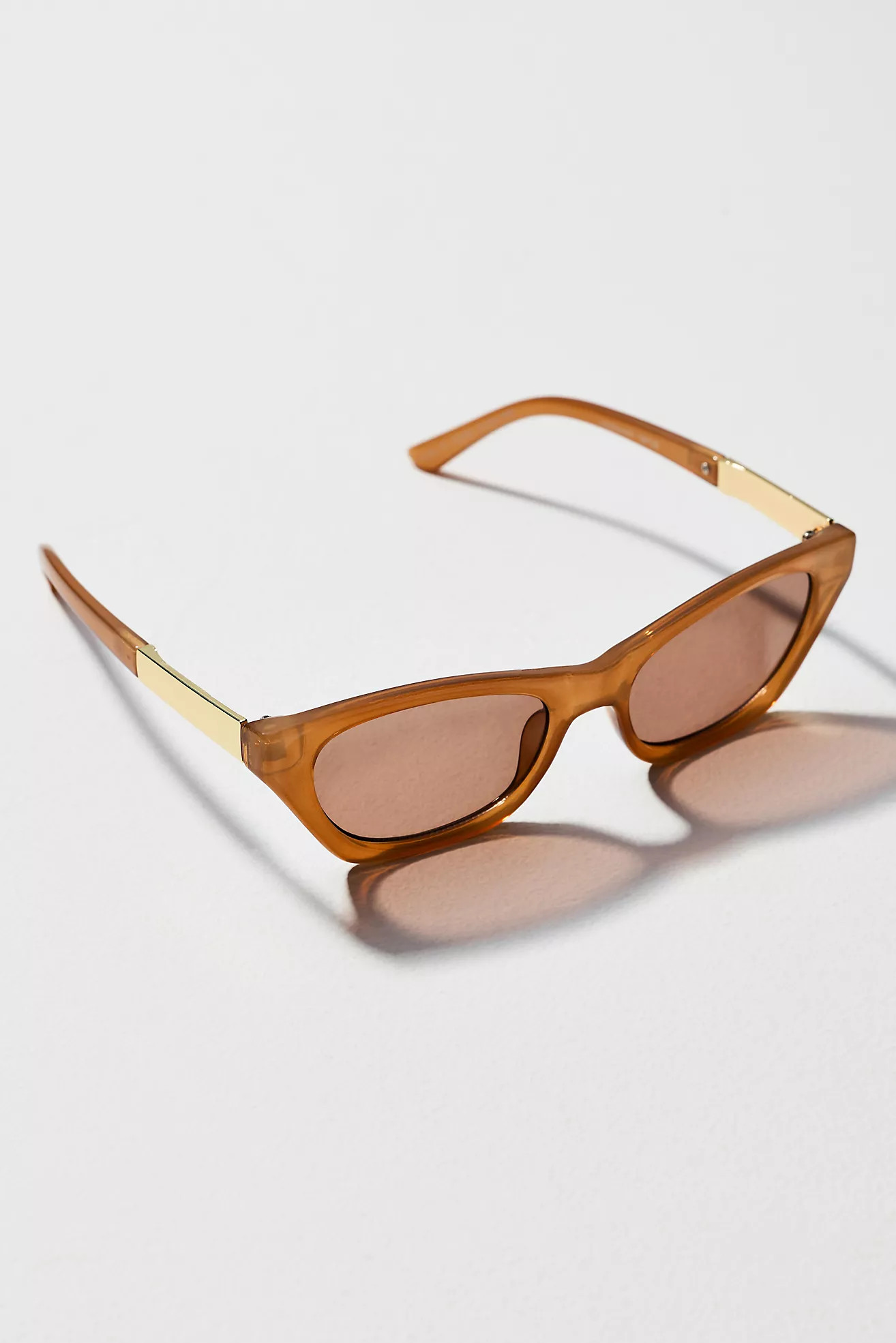 By Anthropologie Slim Cat-Eye Sunglasses | Anthropologie (US)