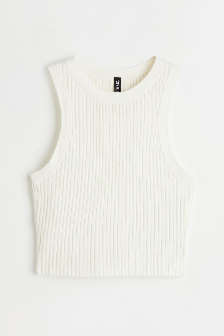 Rib-knit sweater vest | H&M (UK, MY, IN, SG, PH, TW, HK)