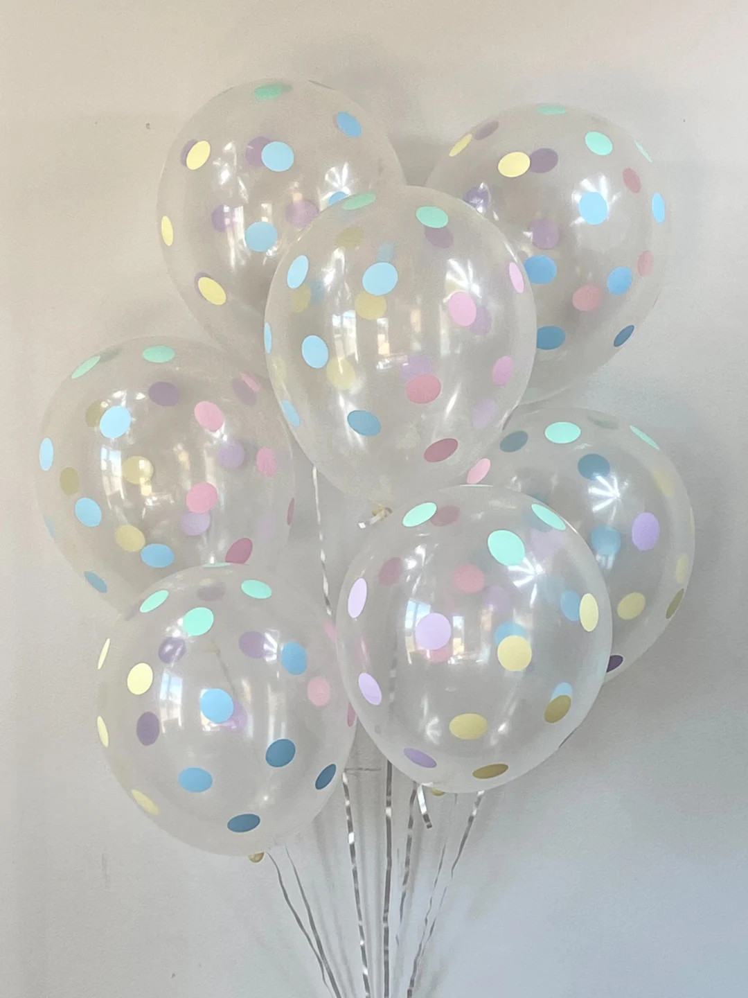 THIS LISTING IS FOR A PACK OF 10 - 11 INCH BALLOONS.You will receive 10 clear balloons with matte... | Etsy (US)