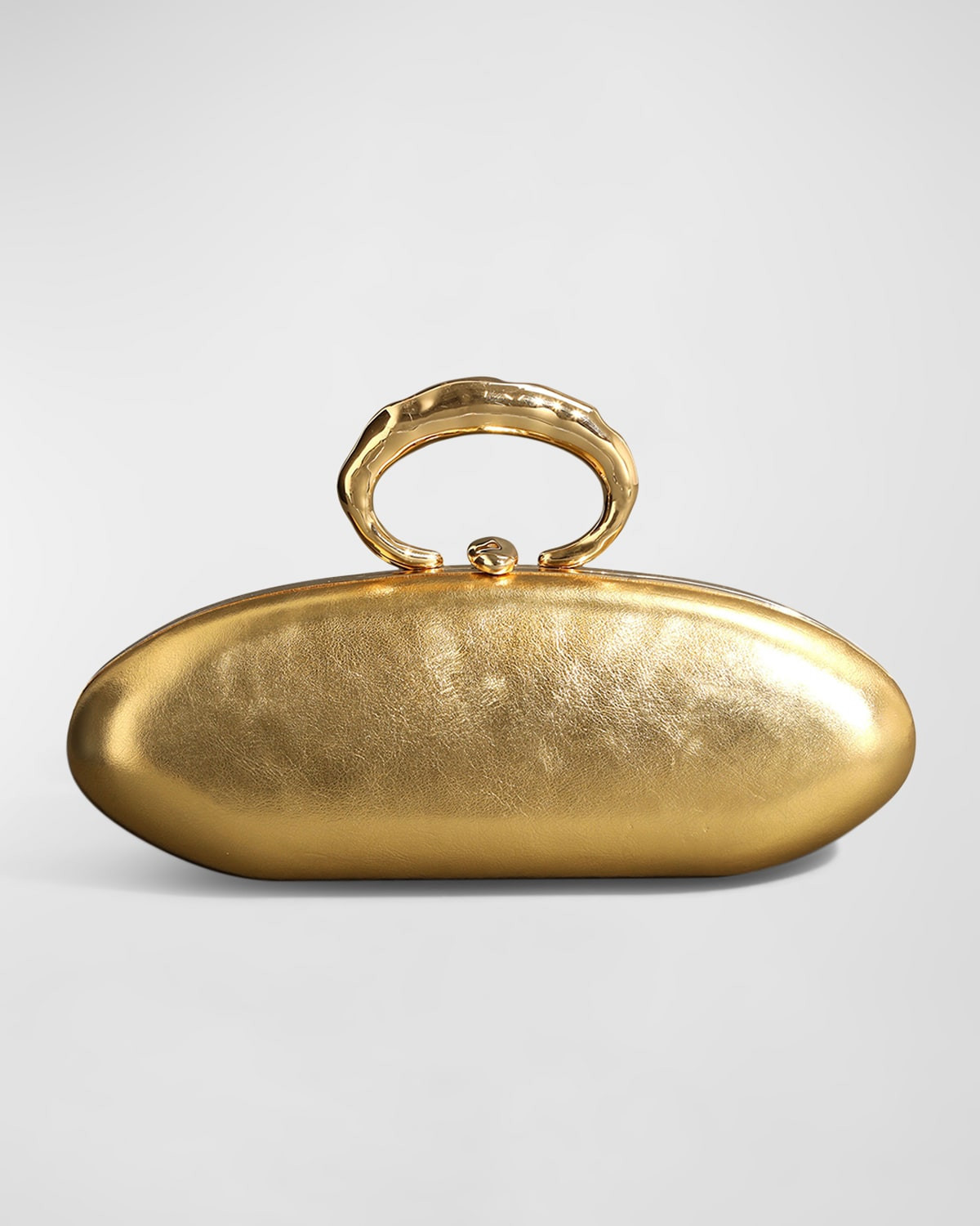 Molten Gold Bullet Minaudiere | Neiman Marcus