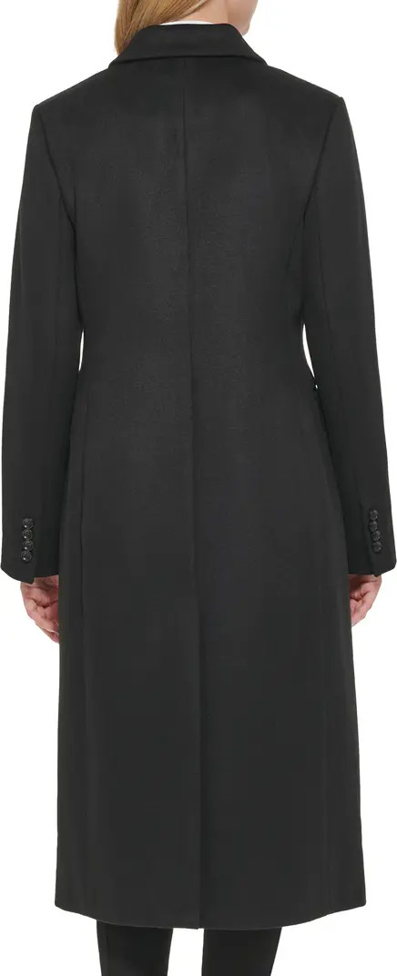 KARL LAGERFELD PARIS Wool Blend Double Breasted Coat | Nordstromrack | Nordstrom Rack