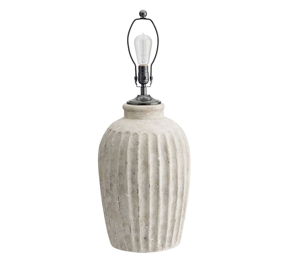 Anders Tall 31"" Table Lamp Base, Rustic White | Pottery Barn (US)