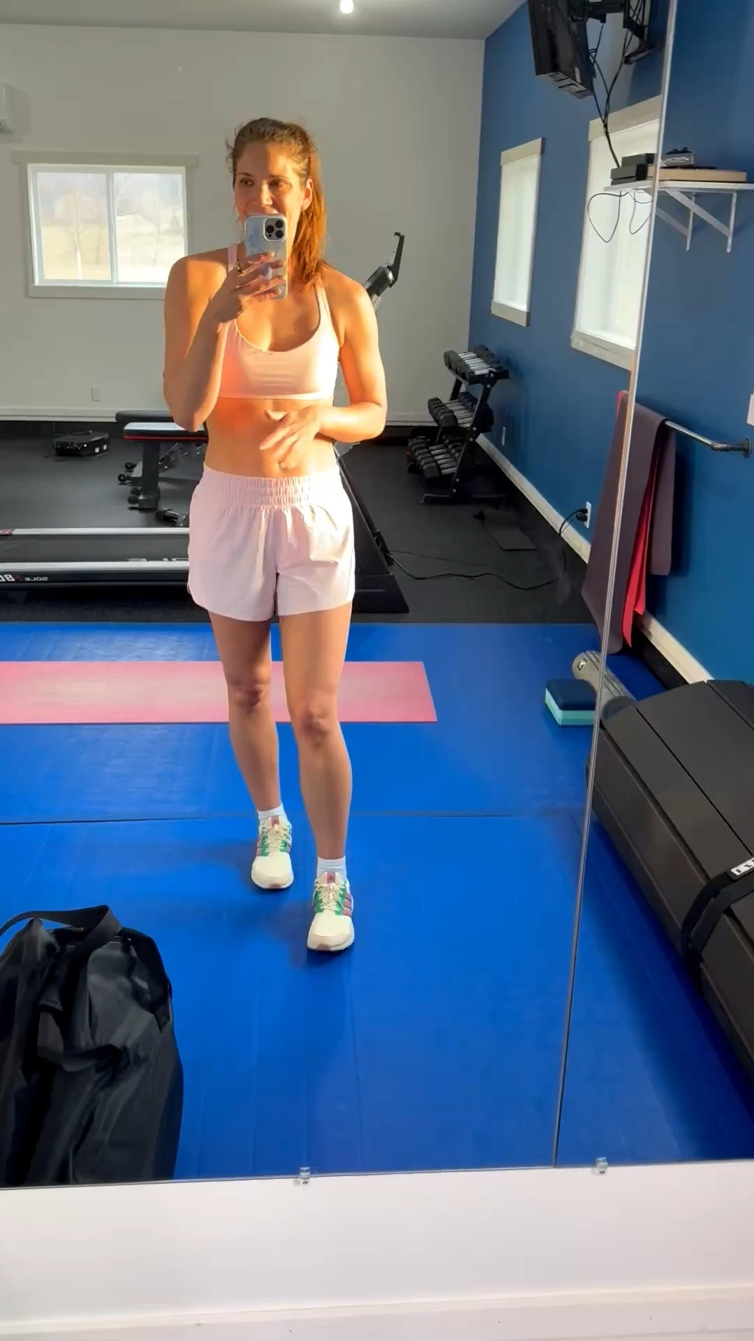 Tall girl approved active set that actually gets the length right at 6 foot. These pale baby pink shorts have the best coverage and a soft stretchy waistband that stays in place, and the matching sports bra is so comfortable for everyday wear. Comes in multiple colors and is perfect for workouts or running around.

Shorts - size L, runs TTS Sports bra - size M, runs TTS

Tall girl outfits, Activewear set, Amazon workout set, Pink activewear, Tall friendly clothing, Long inseam shorts, Athletic shorts for tall girls, Sports bra outfit, Spring activewear, Gym outfits, Everyday athleisure, Stang and Co

#LTKTall #LTKActive #LTKfitnessgoals