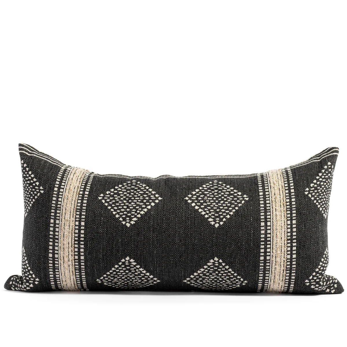Hobbs 12x24 Lumbar Pillow, Graphite | Tonic Living