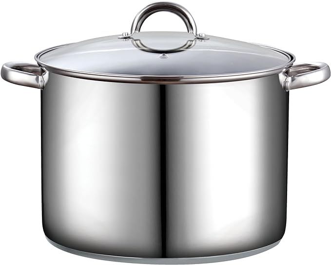 Cook N Home 16 Quart Stockpot with Lid, Stainless Steel | Amazon (US)