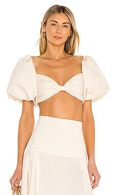 Ronny Kobo Hunter Top in Sand from Revolve.com | Revolve Clothing (Global)