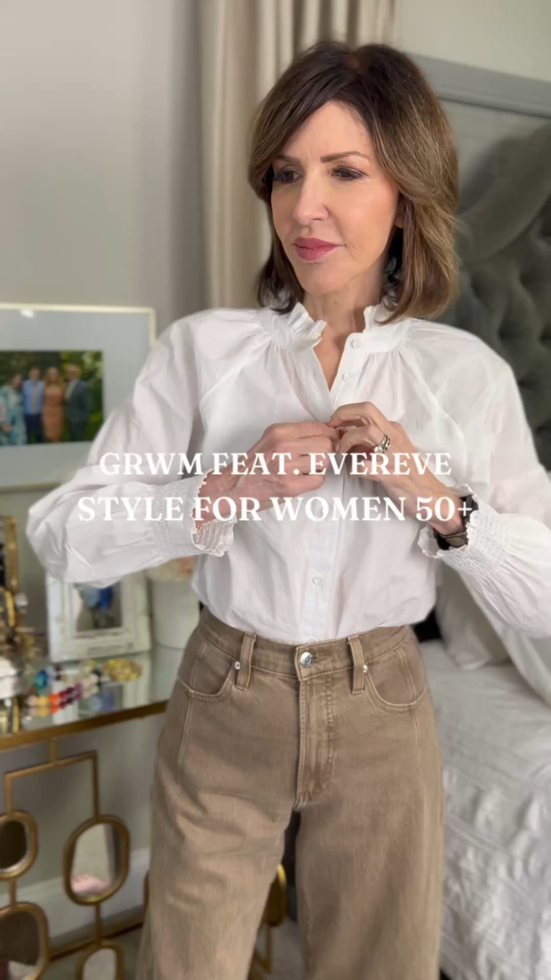 white button down, ruffle neck blouse, yellow sweater, suede heels, winter outfit, spring outfit, over 50 outfits 

#LTKootd #LTKOver40 #LTKgrwm