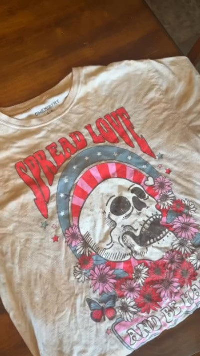 This shirt needed a little snip snip ✂️🖤☠️ #ootd #shirtdesign #beforeandafter