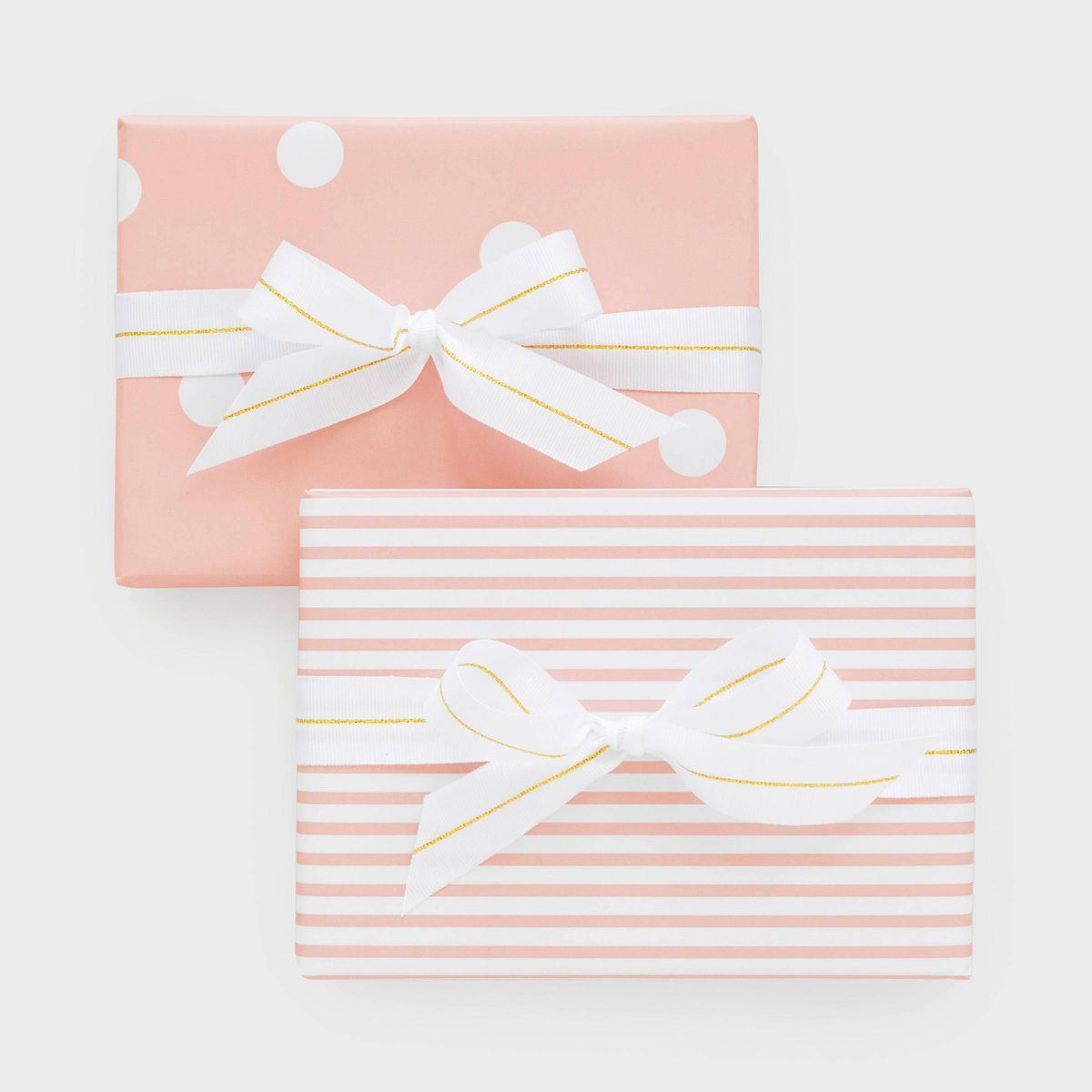 2Sheets Rose Pattern Gift Wrap Set Pink/White - Sugar Paper™ + Target | Target