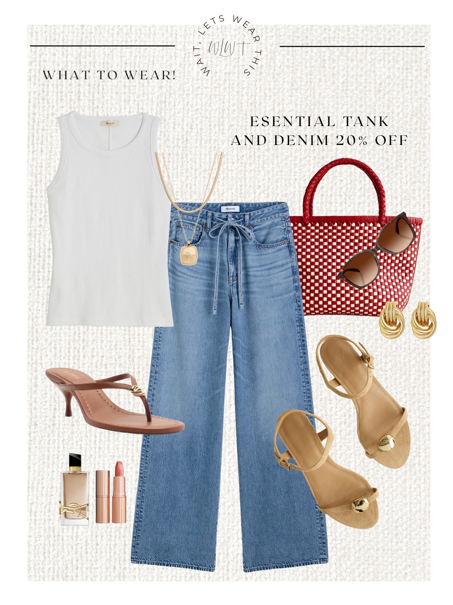 Spring casual! Tank and jeans 20% off

#LTKxMadewell #LTKootd #LTKSaleAlert