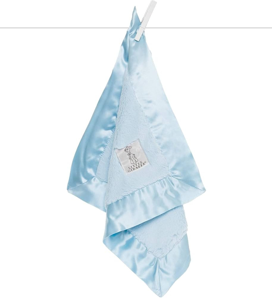 Little Giraffe Baby Blanket - Luxe Soft Blanket with Satin Trim - Baby Stroller Blanket - Newborn... | Amazon (US)