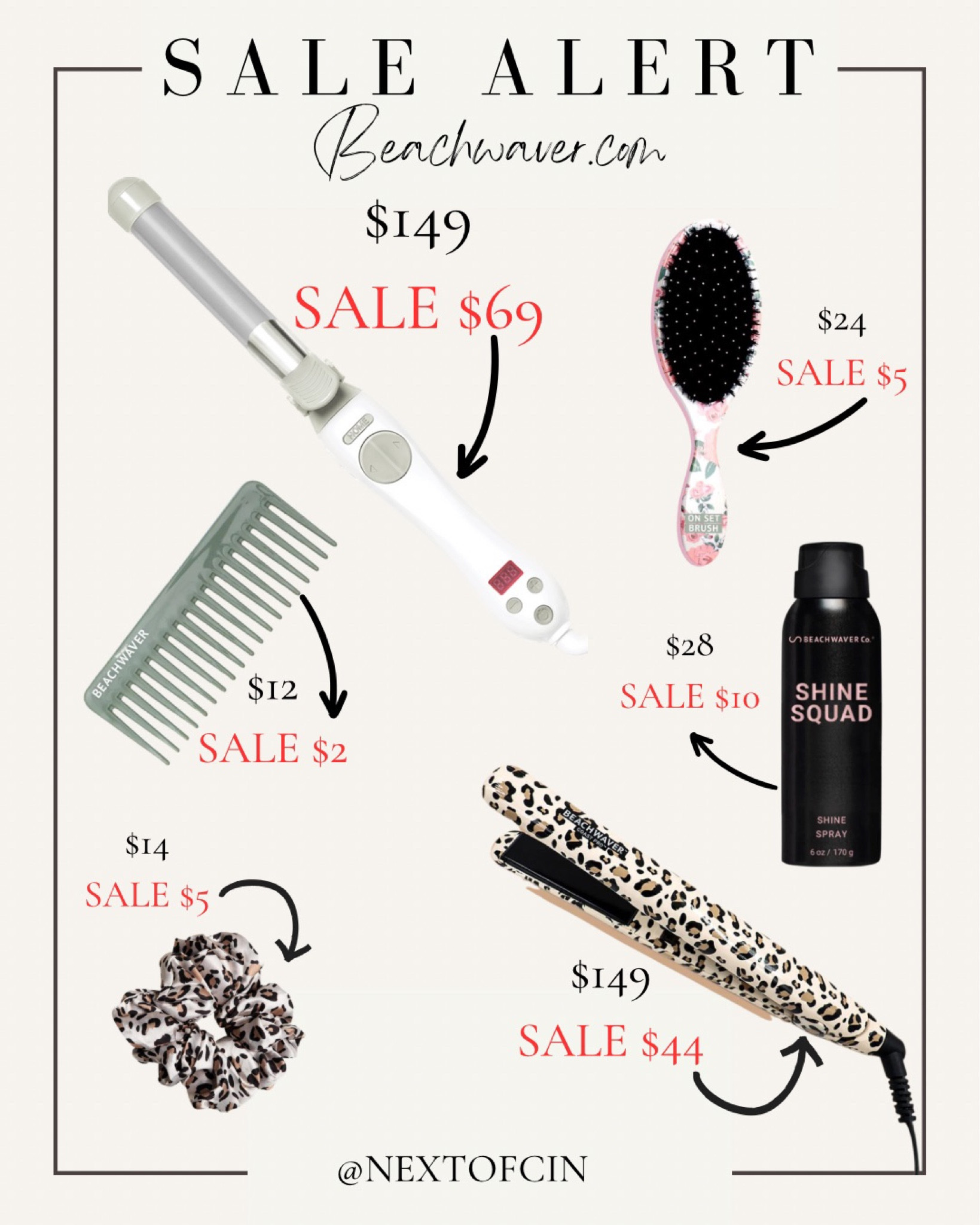 Incredible sale right now on @beachwaver.com. Up to 70% off. Get the S1 Beachwaver iron at an incredible price. 

Hair products 
On sale
Comb
Brush 
Curls 
Curling 
Flatiron 
Shine spray 
Hair care products 
On sale now
Gift ideas 
#onsalenow #beachwaversale #curlingiron #viralhair

#LTKsalealert #LTKbeauty #LTKGiftGuide