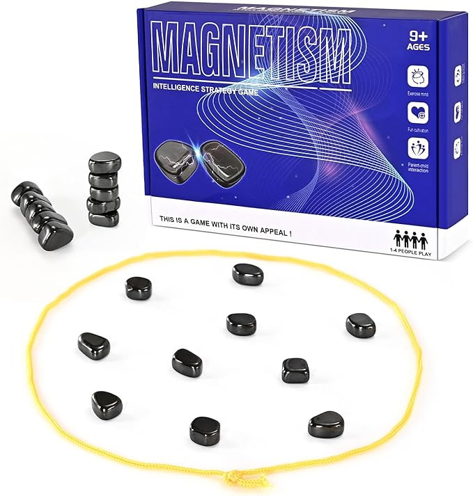 Magnetic Chess Game, Magnet Game with Rope, Party Travel Desktop Magnetic Strategy Game, Kids Gif... | Amazon (US)