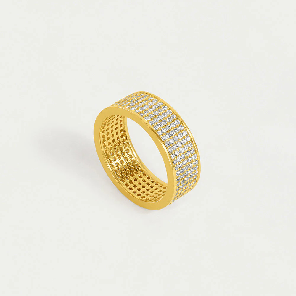 Petit Pavé Thick Stacking Ring | Dean Davidson