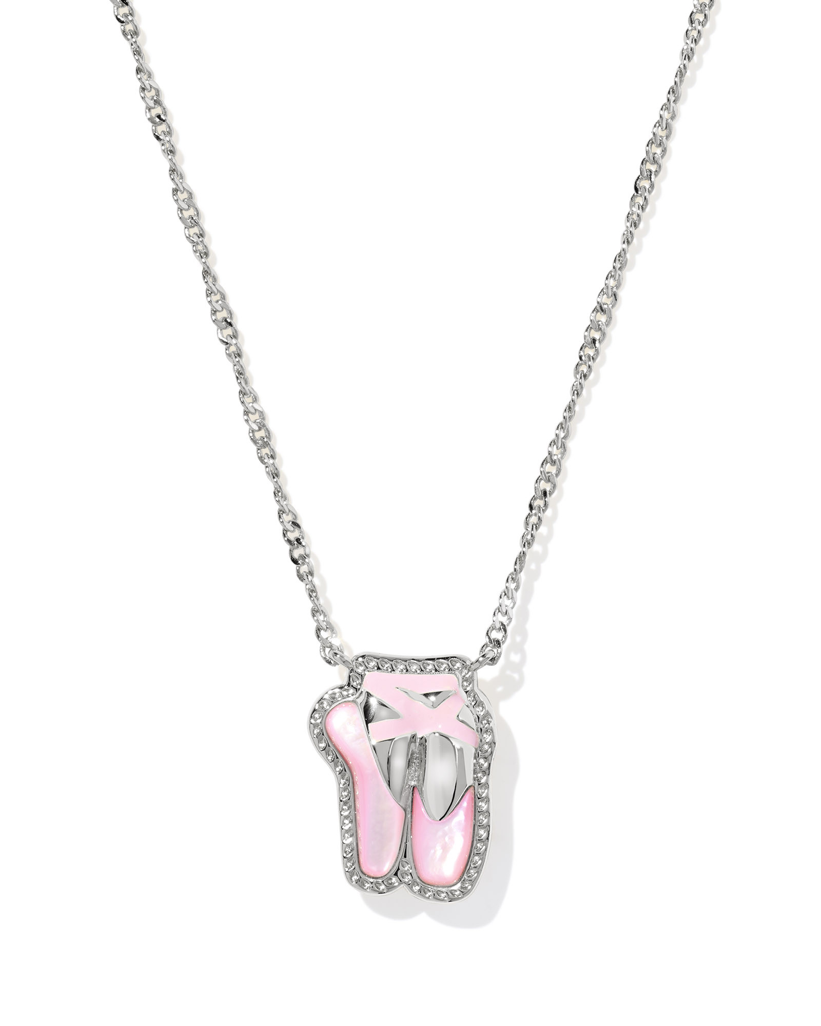 Ballet Silver Short Pendant Necklace | Kendra Scott
