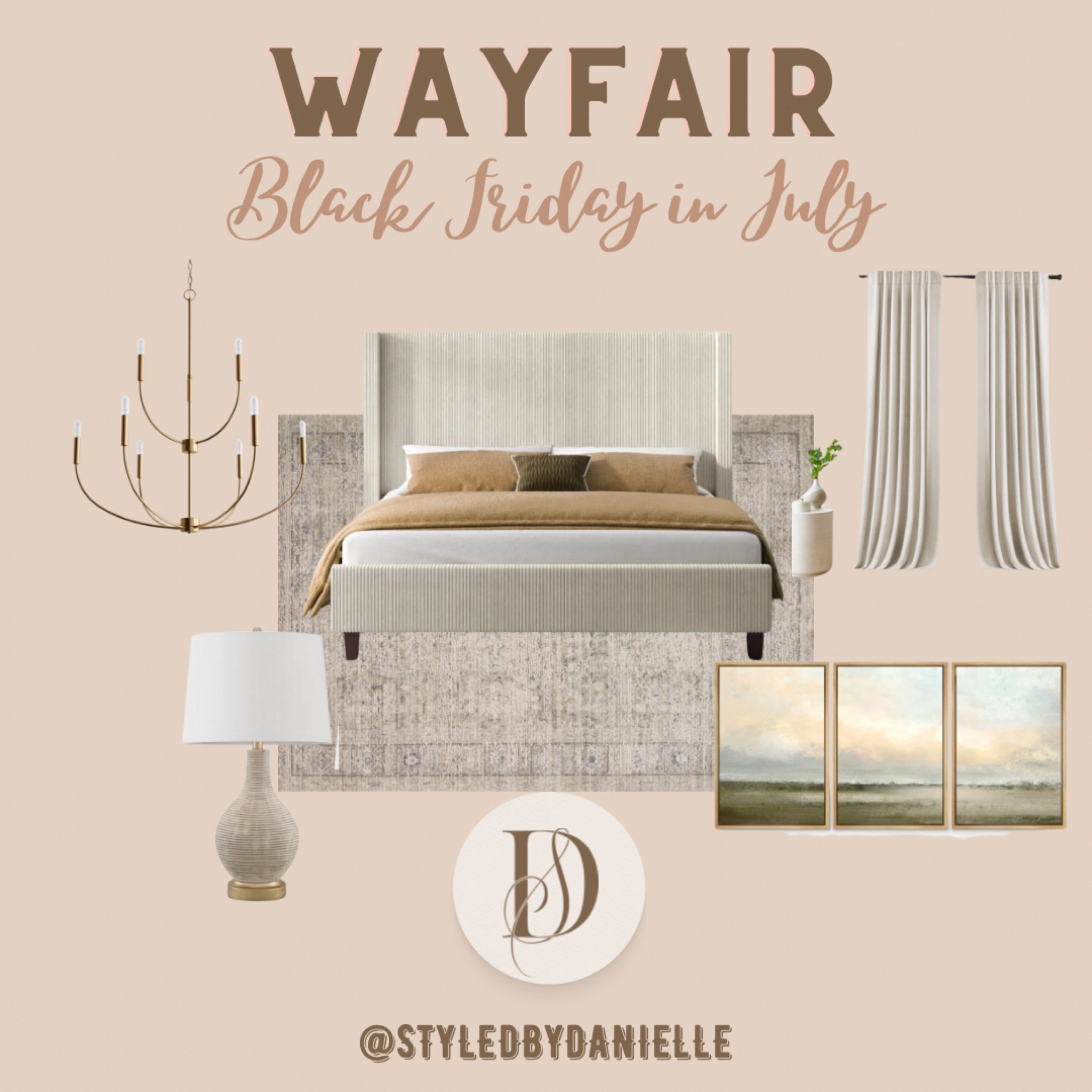 Wayfair’s Black Friday in July! Neutral themed mood board. 

#LTKSaleAlert #LTKHome #LTKU