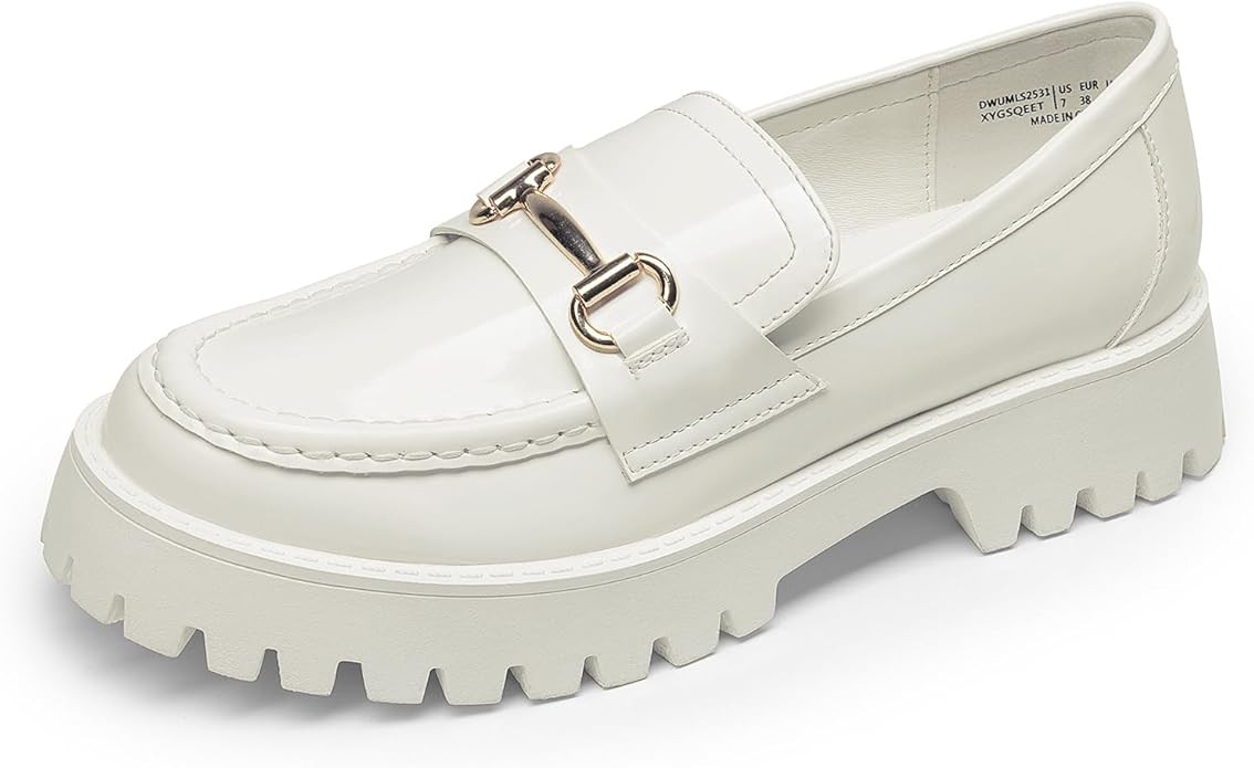 DREAM PAIRS Loafers for Women Platform Chunky Penny Loafer Slip On Casual Dressy Business Shoes w... | Amazon (US)