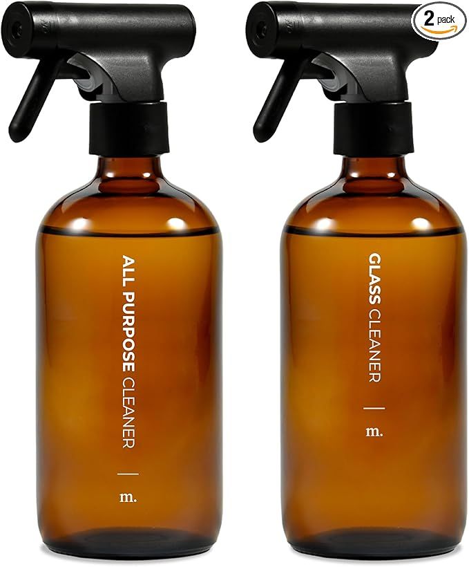 MaisoNovo Glass Spray Bottles for Cleaning | Versatile Spray Bottles for Plants | Durable Glass S... | Amazon (US)