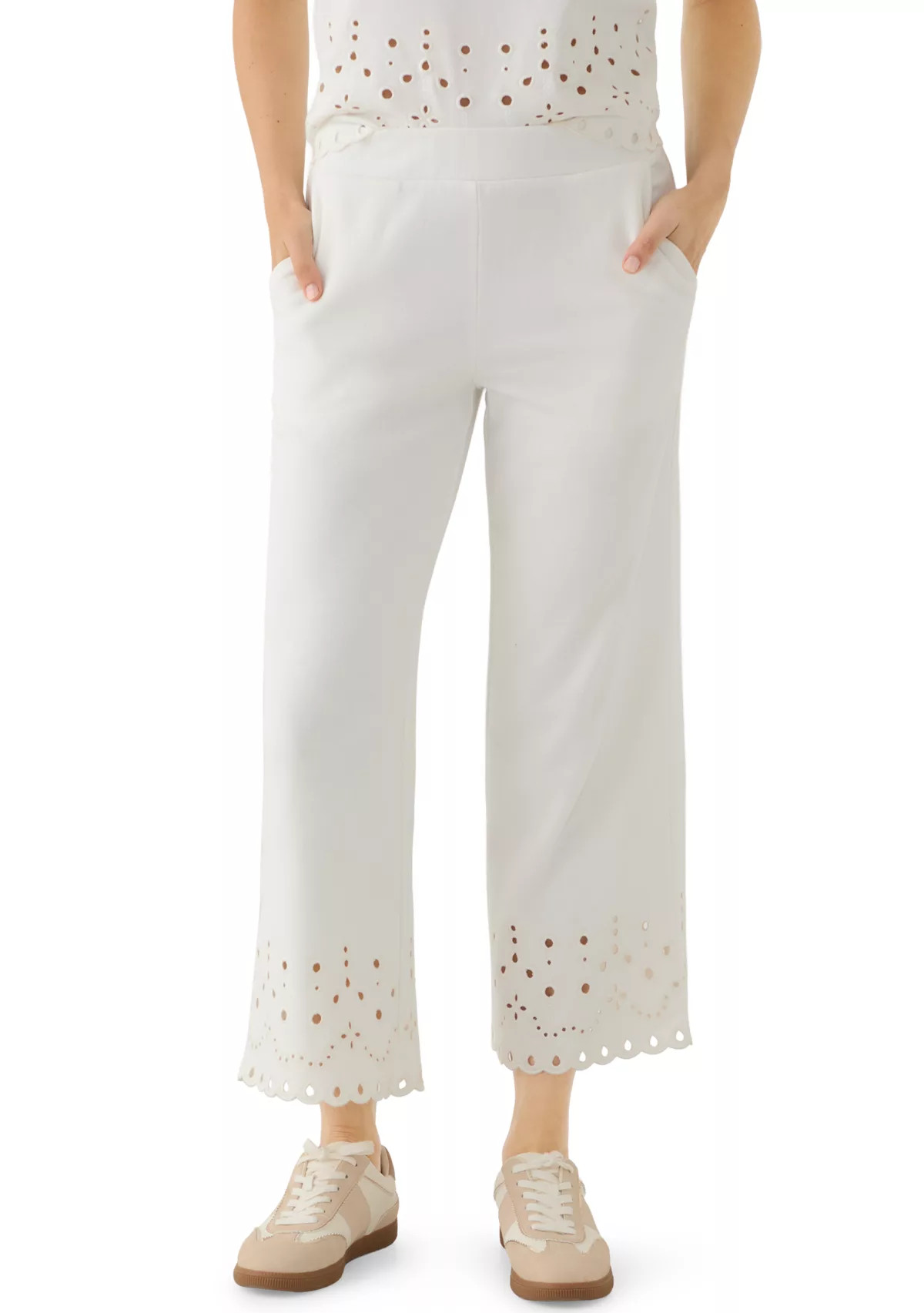 PhilosophyWomen's Wide Leg Lace Detail Front Pants | Belk