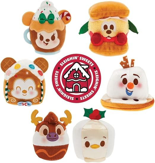 Disney Munchlings Mystery Box - Sleighin' Sweets Series Blind Box - Blind Bag Plush Toys - Myster... | Amazon (US)