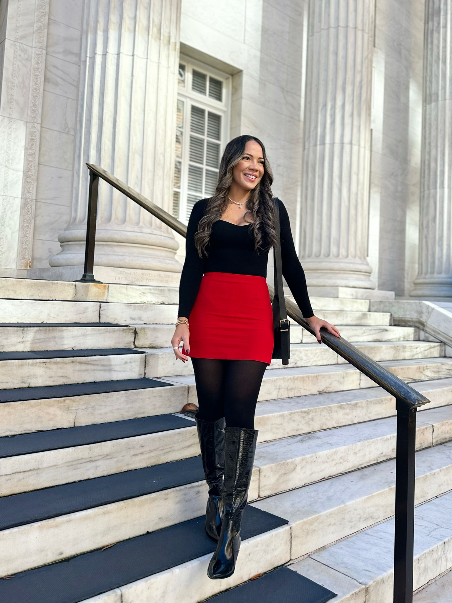 The viral mini skort from Abercrombie. Wearing size XS. It does have a stretch to it. 

Use code CYBERAF to get an additional 15%-off at checkout through 11/27. Offer valid in US and CA. Excludes gift cards. See details online. 

#LTKCyberWeek #LTKHoliday #LTKfindsunder100