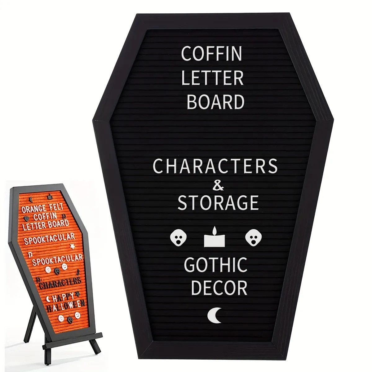 Gothic Message Board with White Changeable Characters and Emojis - Perfect for Home and Party Dec... | Temu Affiliate Program