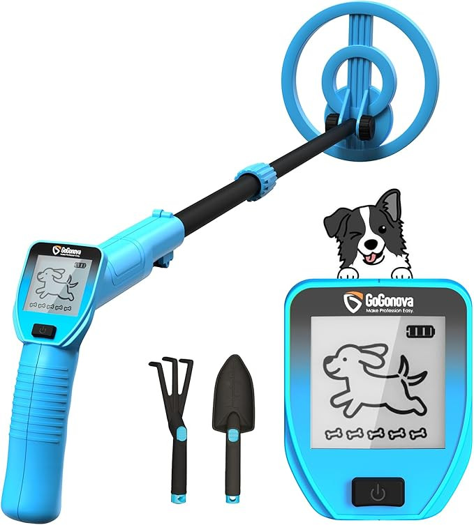 GoGonova Metal Detector, Adjustable 27.5” - 37.8” Metal Detector for Kids with LED Display, L... | Amazon (US)