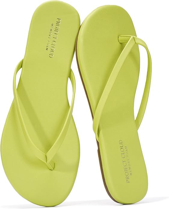 Amazon.com | Project Cloud Flip Flops for Women Footwear- Lightweight and Memory Foam Insole Sand... | Amazon (US)