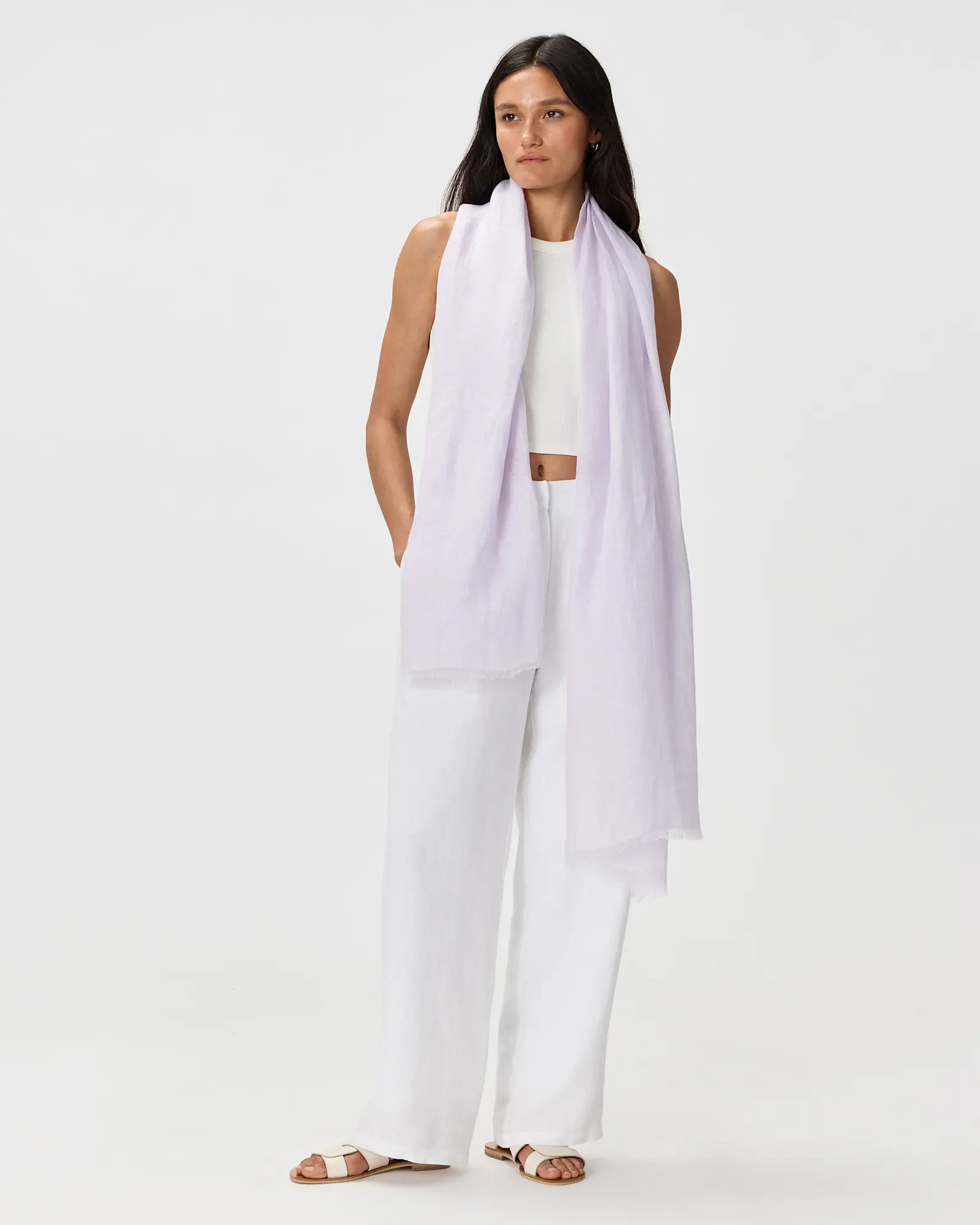 100% European Linen Scarf | Quince