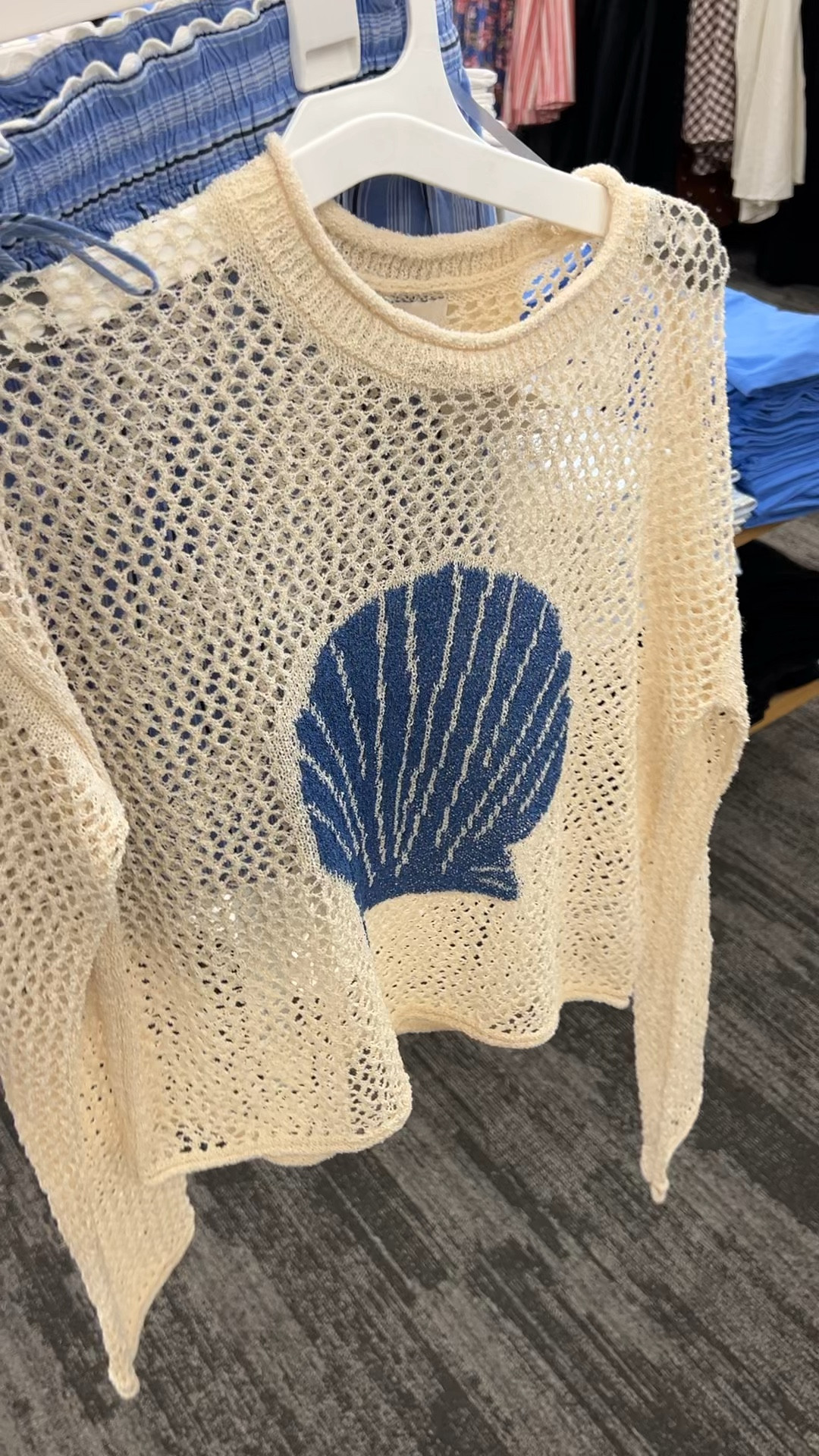 Target crochet seashell sweater and shorts, sweater isn’t online yet! 