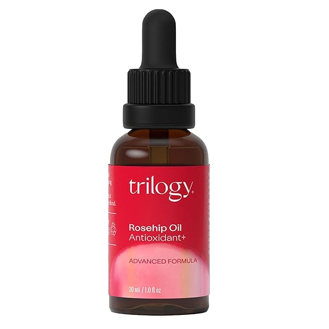 Trilogy Rosehip Oil Antioxidant+, Certified Organic Hydration & Repair Beauty Oil, 1.0 fl oz | Amazon (US)