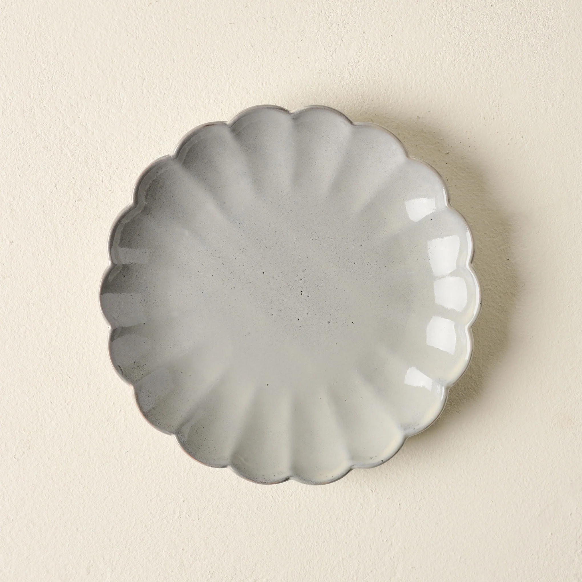 Grey Scalloped Plate | Magnolia