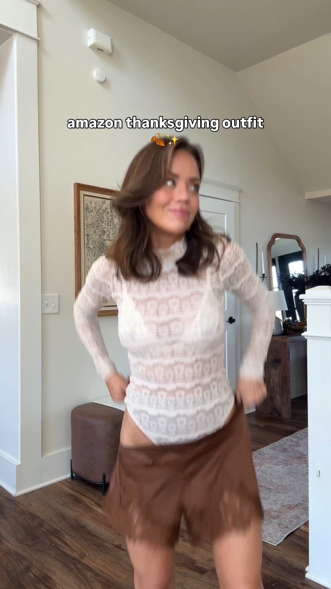 Code KRISTINA50 for half off boots!Amazon thanksgiving outfit! M sweater, xs shorts & bodysuit 

#LTKFindsUnder50 #LTKSaleAlert #LTKHoliday