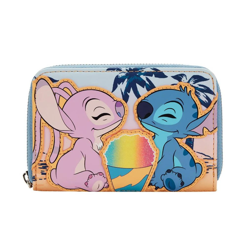 Loungefly Disney Lilo and Stitch Snow Cone Date Night Wallet Blue | Oriental Trading Company