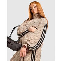 adidas Originals 3-Stripes Checks Tartan Track Top - Brown - Womens | JD Sports (UK)