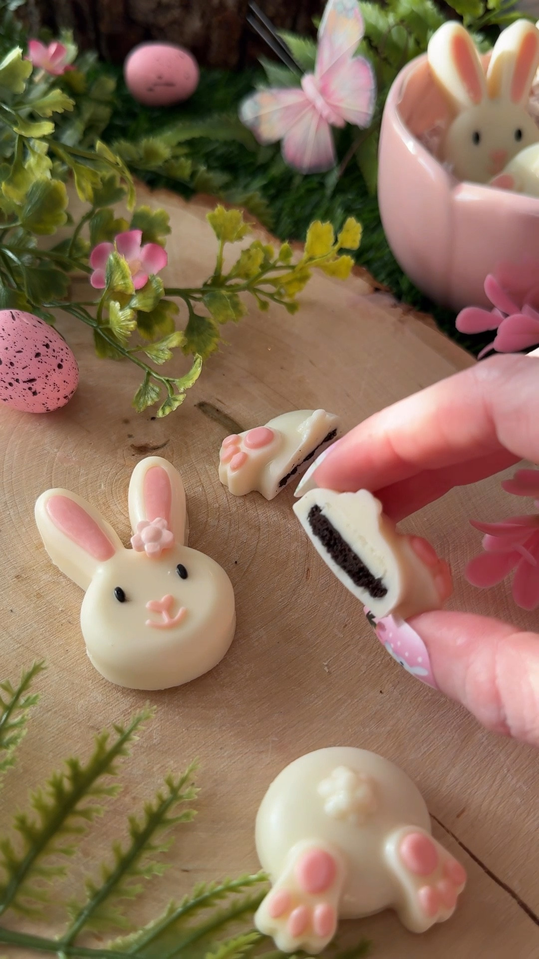 These no bake bunny cookies are so easy to make using this Easter treat mold! 

#LTKfoodie #LTKSeasonal