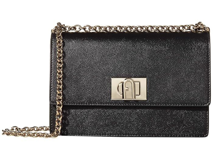 Furla 1927 Small Crossbody 24 (Nero) Handbags | Zappos