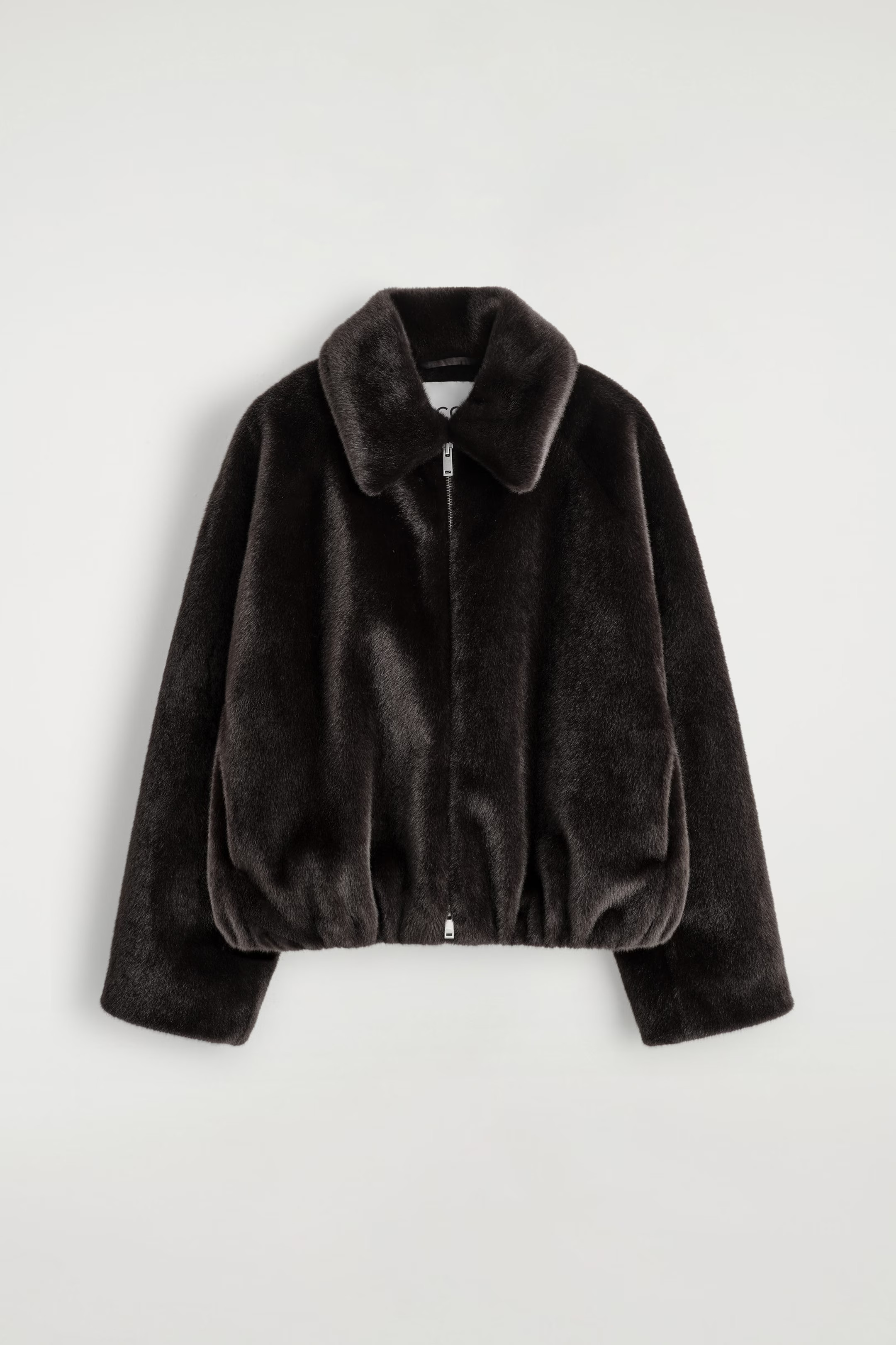 FAUX FUR JACKET - BROWN | COS US | COS (US)