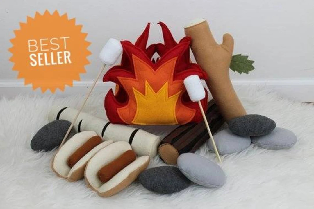 Play Campfire Felt Campfire Toy Campfire Campfire Play Set - Etsy | Etsy (US)