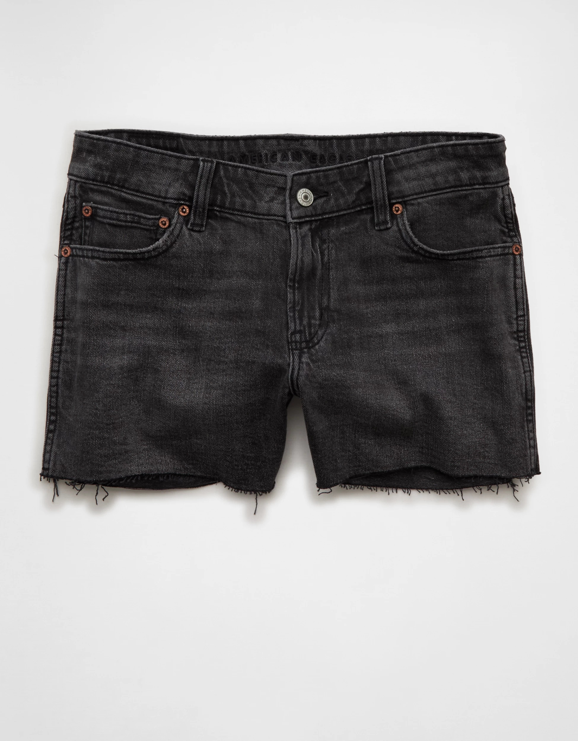 AE Stretch Low-Rise Perfect Midi Short | American Eagle Outfitters (US & CA)