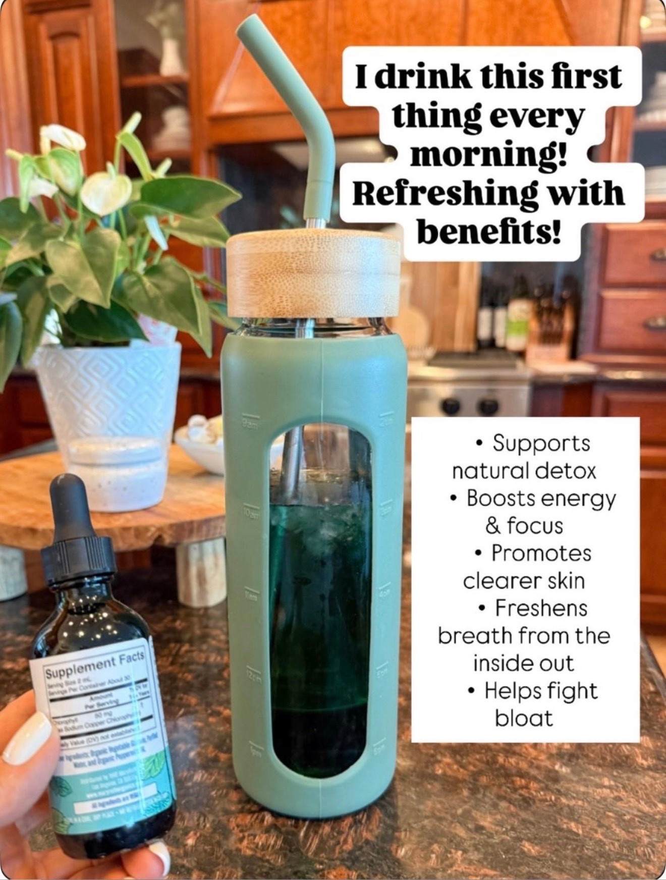 I start every morning with this refreshing drink. It’s become one of my favorite wellness habits and such an easy way to kick off the day feeling hydrated and refreshed.

Morning wellness routine, detox drops, hydration habits, healthy morning routine, wellness supplements, gut health support, daily hydration, clean living, wellness essentials, healthy lifestyle, EverydayHolly

#LTKselfcare #LTKBeauty #LTKOver40