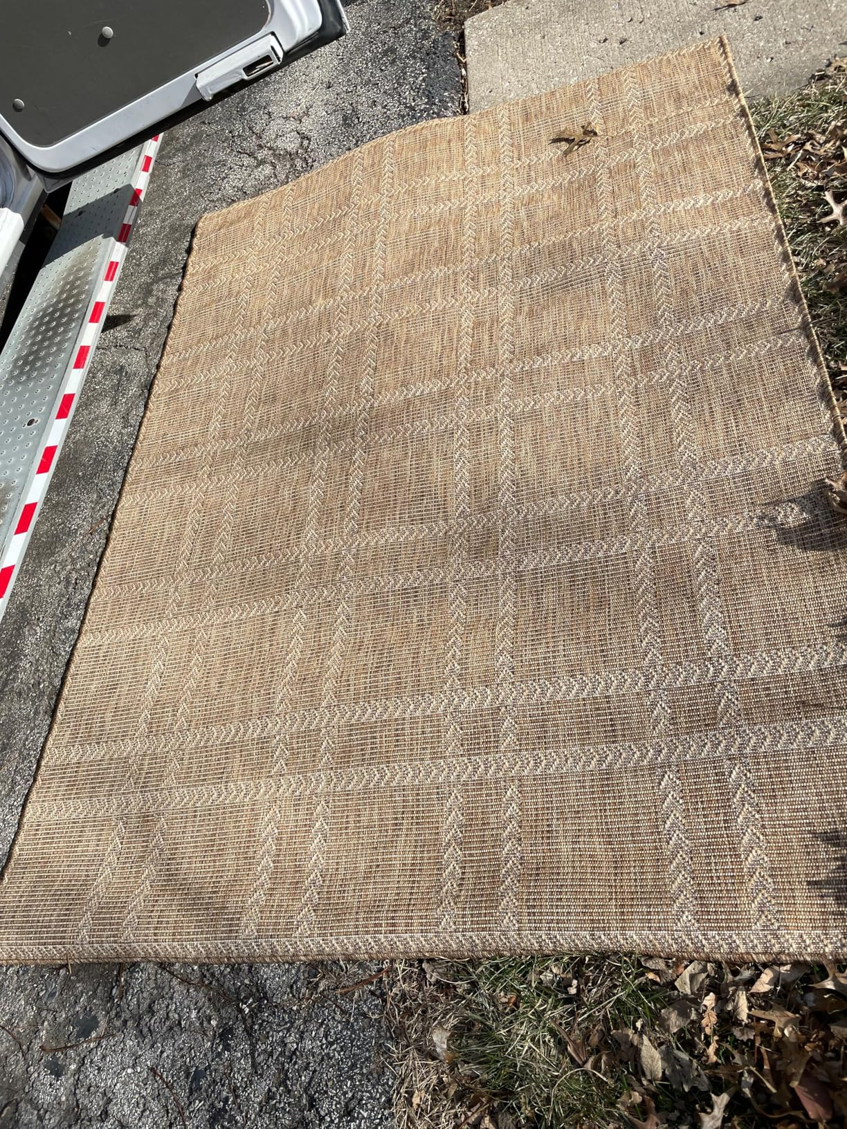 Nourison Home Horizon Indoor/Outdoor Natural 3' x 5' Area Rug - Easy Clean, Non Shedding, Bed Roo... | Amazon (US)