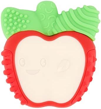 Infantino Lil' Nibblers Vibrating Apple Teether, Soft-Textured Silicone for Sensory Exploration, ... | Amazon (US)