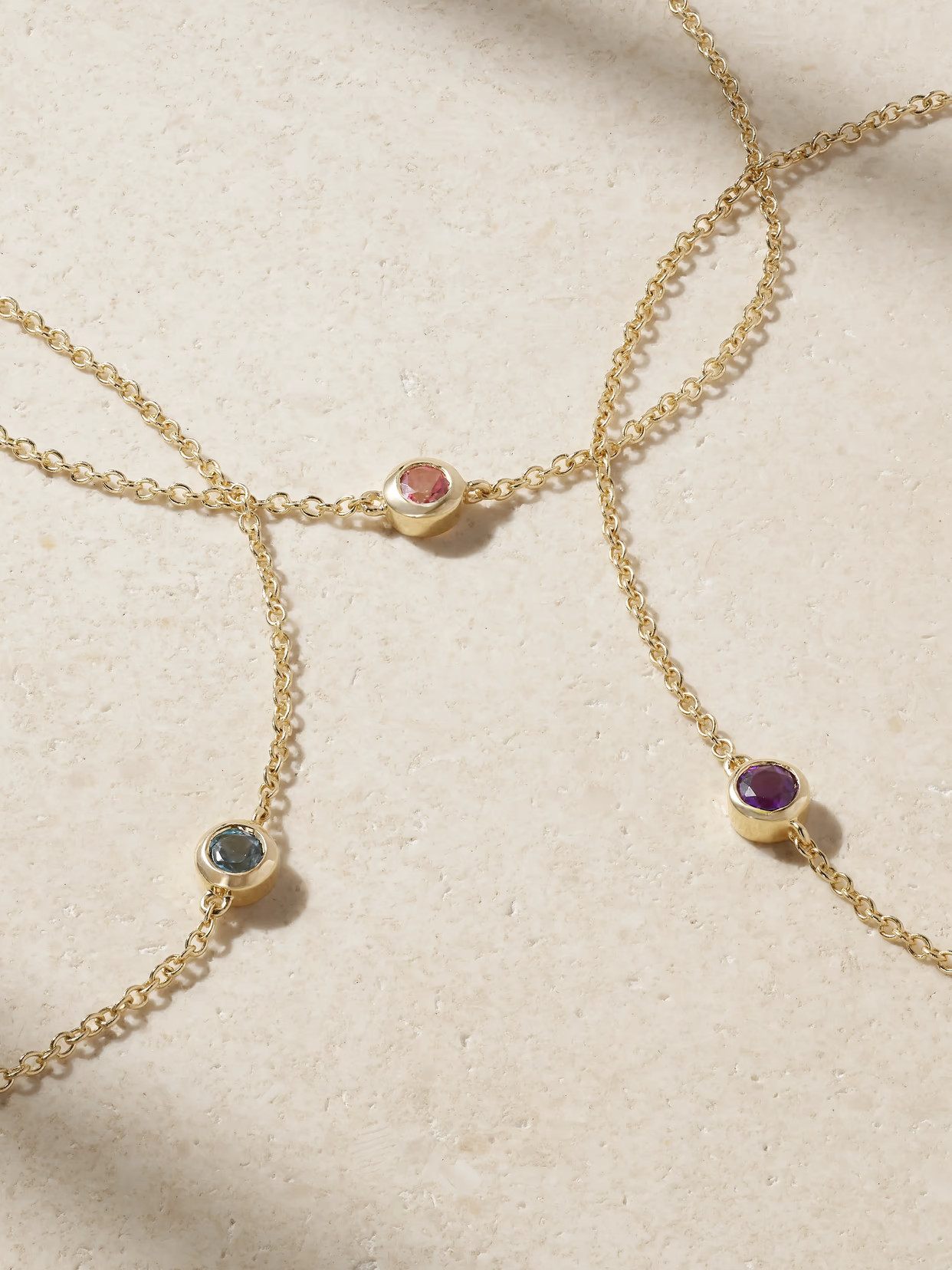 STONE AND STRAND - Aurora Birthstone 14-karat Gold Multi-stone Bracelet - June | NET-A-PORTER (UK & EU)